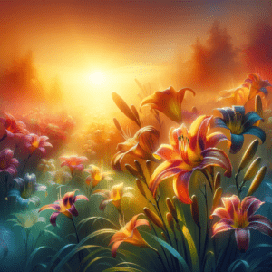Daylilies: Sunset Flowers: The Daylily's Timeless Beauty