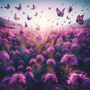 Embracing Ironweed: Nature's Canvas of Butterfly Magic